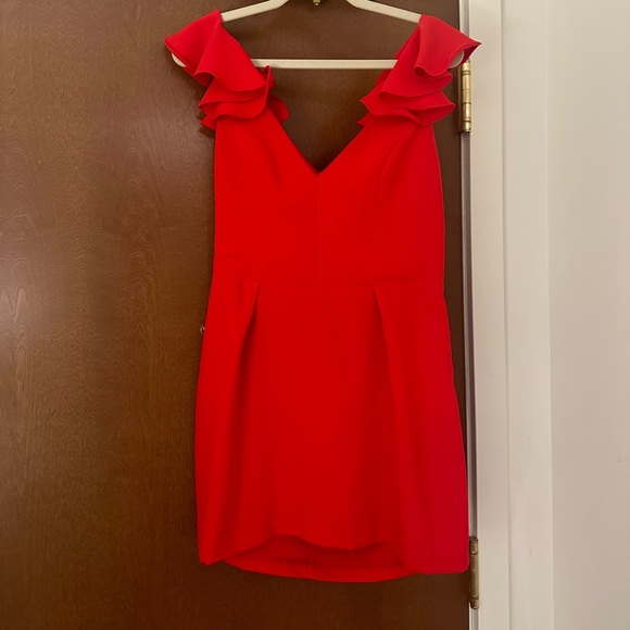 Amanda Richard Gimlet Dress in Lipstick - Picture 1 of 5